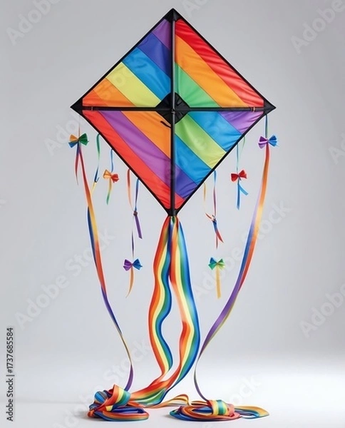 Obraz Colorful kite flying