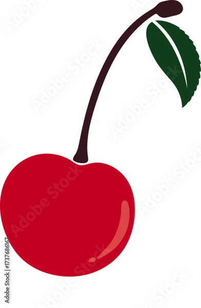 Obraz cherry logo icon isolated on white background