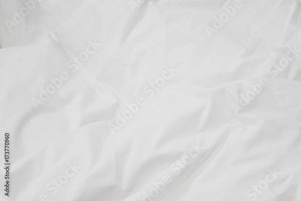 Obraz Wrinkled sheet  paper white and empty space for text background.