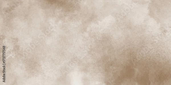 Fototapeta Brown watercolour background,Old brown paper parchment background,textures and web banners design,retro or nostalgic designs. Ideal for autumn themes, Thanksgiving cards