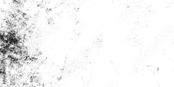 Fototapeta Abstract white dust overlay with grain texture for retro grunge designs,scratches grain texture on white and black background,Dark grainy texture on white dust overlay textured.