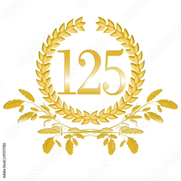Obraz 125-Lorbeerkranz mit Eichenblatt Dekor