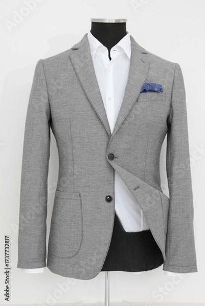 Obraz Elegant gray blazer on a mannequin