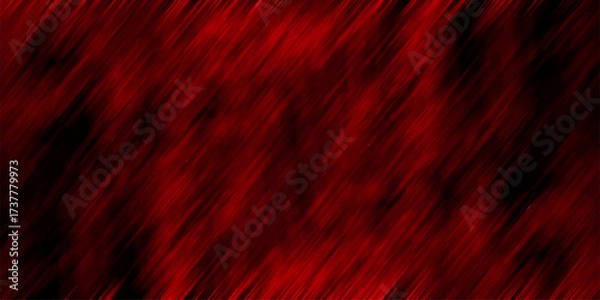 Fototapeta Intense deep red abstract background with dynamic diagonal brush strokes and smoky texture for powerful and energetic visuals