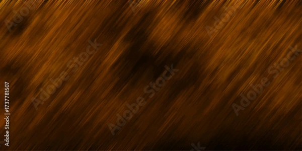 Fototapeta Warm abstract diagonal brush stroke texture in rich golden brown and dark tones, offering a textured and organic feel for versatile design backgrounds
