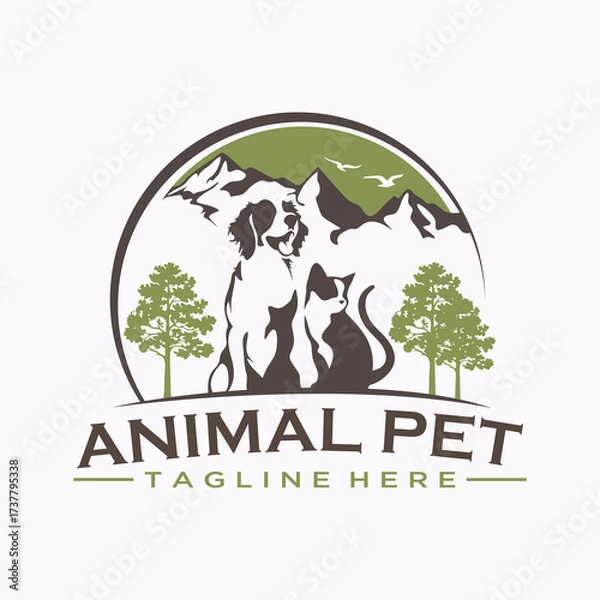 Obraz Animal Pet Logo