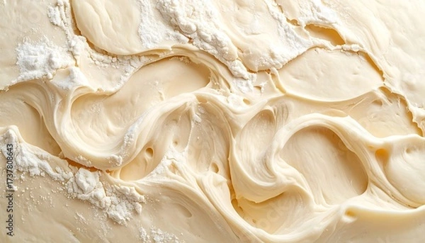 Obraz Creamy dough texture