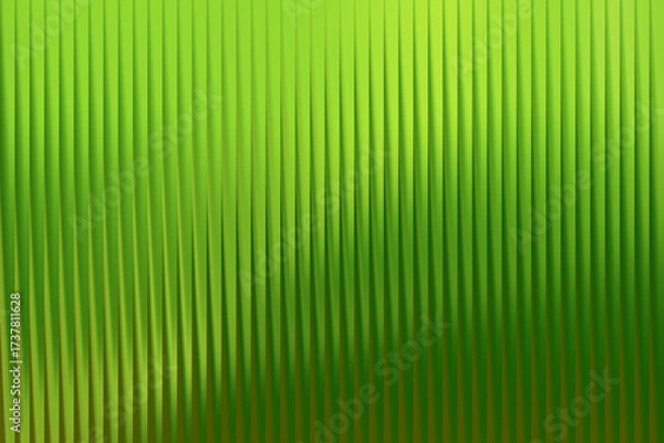 Fototapeta Vibrant green gradient with vertical lines abstract background