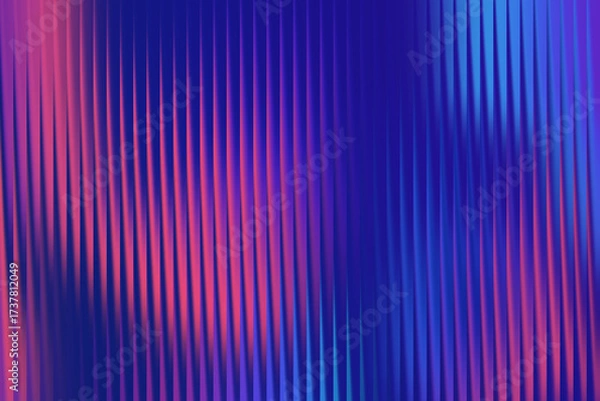 Fototapeta Vibrant abstract digital wave pattern with neon blue and pink hues