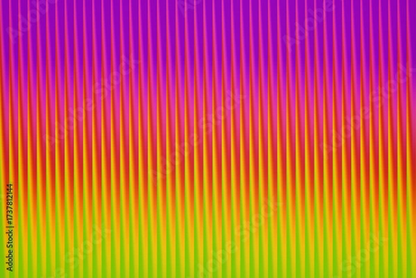 Fototapeta Vibrant multicolored vertical gradient with wavy distortion effect