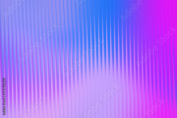 Fototapeta Vibrant gradient background with blue and pink vertical stripes