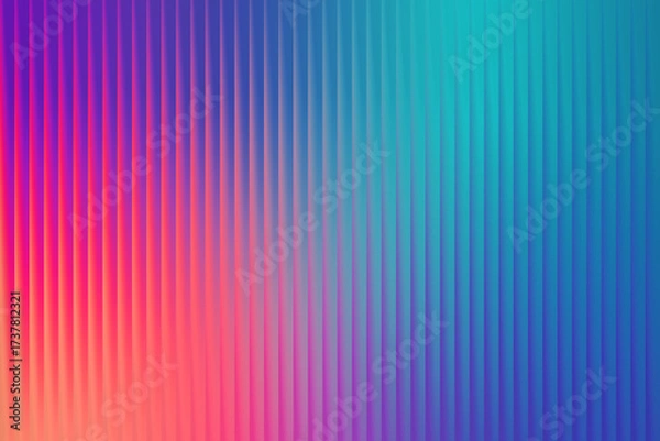 Fototapeta Vibrant gradient background with vertical stripes and pastel colors