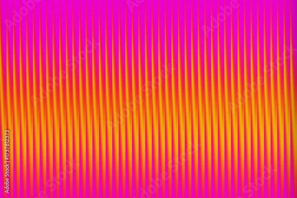 Fototapeta Vibrant abstract wavy lines in pink and orange gradient