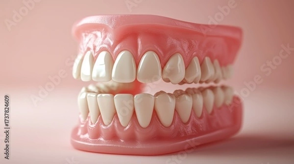 Obraz Pink denture model