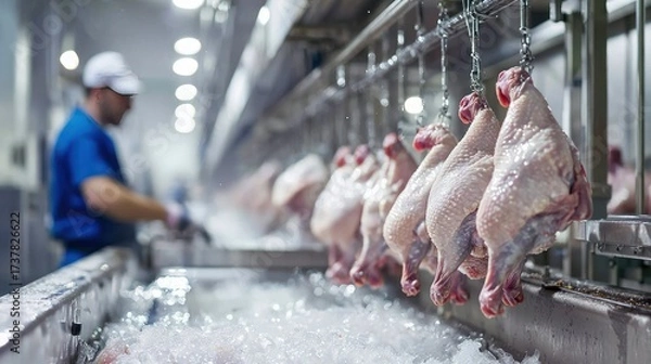 Obraz Poultry processing facility