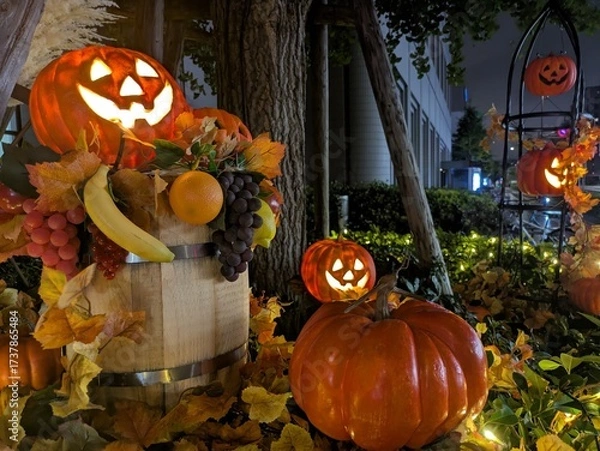 Obraz かぼちゃハロウィン