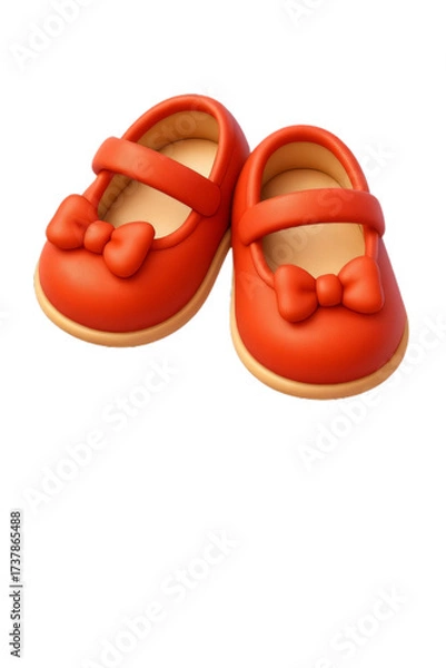Obraz red flip flops