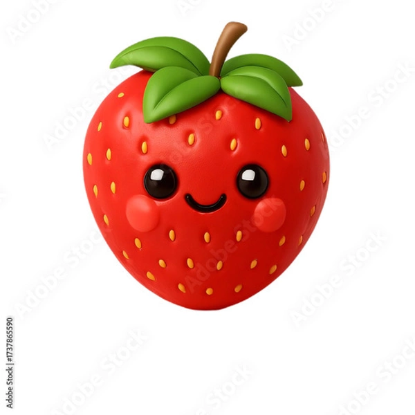 Obraz strawberry isolated on white