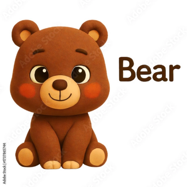 Obraz teddy bear with heart