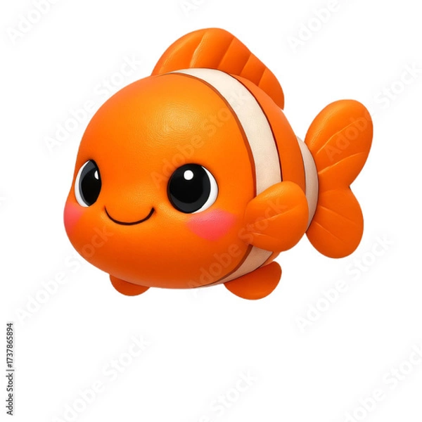 Obraz funny orange fish