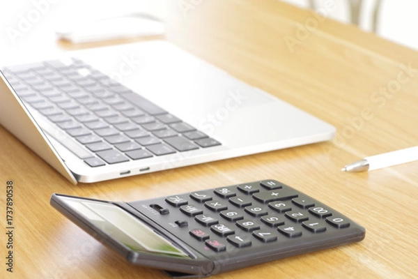 Fototapeta 貯金や投資のための家計管理イメージ