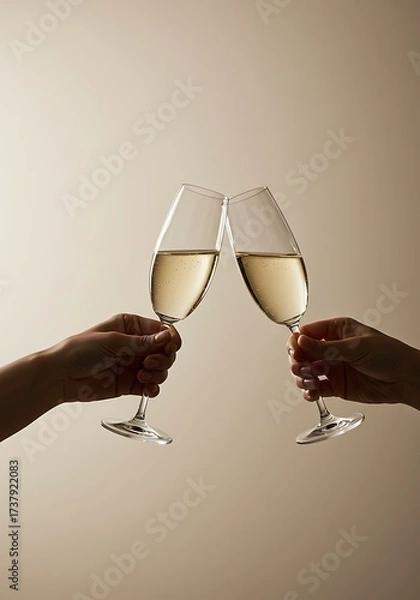 Obraz New Year’s Minimalist Celebration