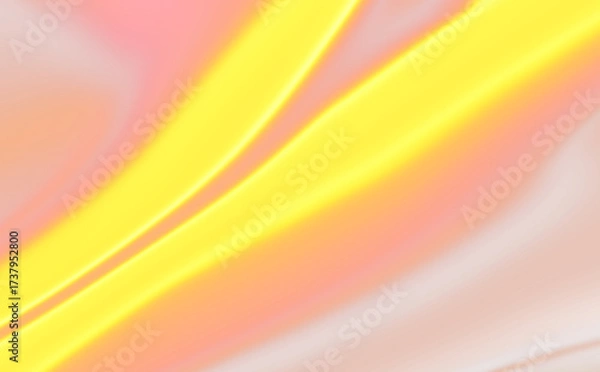 Fototapeta Vibrant yellow abstract swirls of light illuminated against a deep crimson and brown gradient background on transparent background