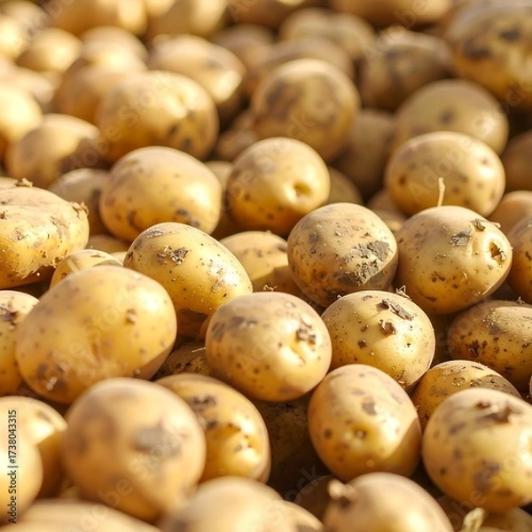Obraz Close-up of many potatoes (1)