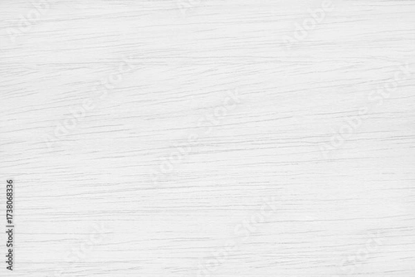Fototapeta White wooden wall texture for background in natural pattern with old and vintage style.