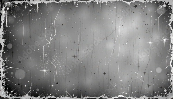 Obraz Weathered Grungy Background with Sparkles and Bokeh Effects