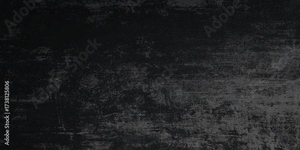 Fototapeta Empty surface of Black stone or grunge charcoal black board or chalk board texture, grainy Marble Black Texture Background,  Old black toned grunge rough scratched textured wall.