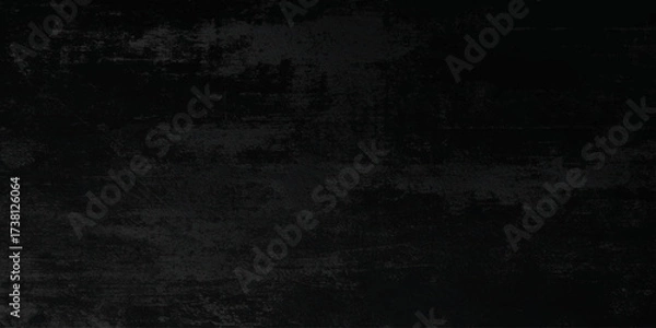 Fototapeta Empty surface of Black stone or grunge charcoal black board or chalk board texture, grainy Marble Black Texture Background,  Old black toned grunge rough scratched textured wall.