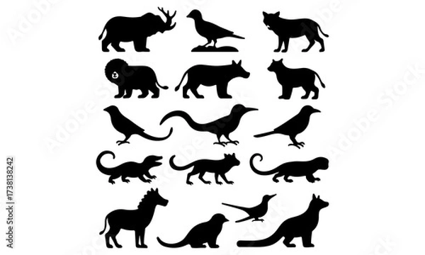 Obraz Animal Silhouette Collection