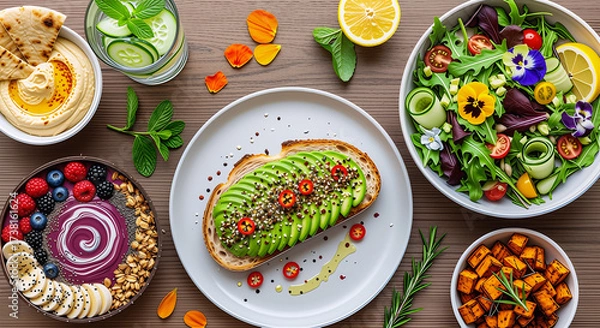 Obraz food on the table