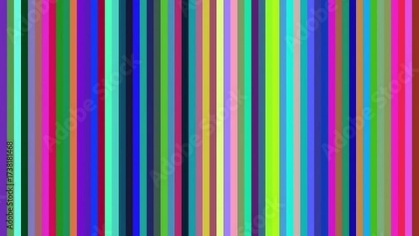 Fototapeta Colorful Vertical Stripes Abstract Background with Vibrant Tones and Textures