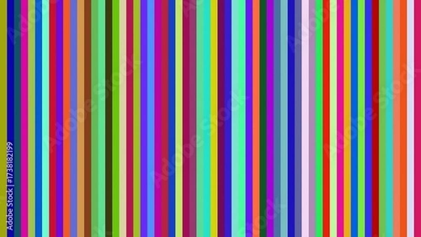 Fototapeta Colorful Vertical Stripes Background Pattern Texture Abstract Design