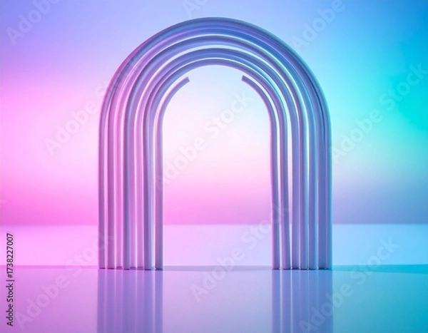 Obraz arch in the blue sky