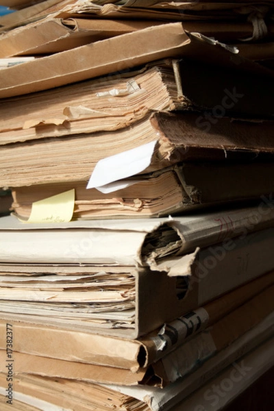 Fototapeta Office paper documents