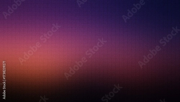 Fototapeta Abstract gradient texture background with purple, magenta, and orange hues on a subtle brick pattern