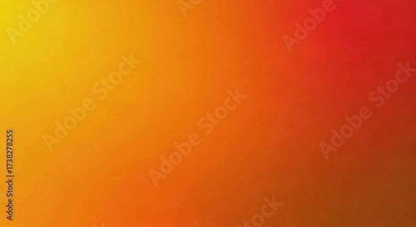Fototapeta A blurred image of a red and yellow gradient with a red and yellow gradient background.
