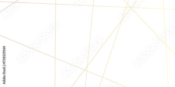 Fototapeta Abstract luxury premium shiny golden random chaotic square and triangle wave lines background. Vector,	