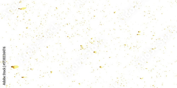 Fototapeta Art & IllVector confetti . Gold confetti falls from the sky. Glittering confetti on a transparent background. Gold confetti and ribbon background, isolated on transparent background. Holiday,ustration