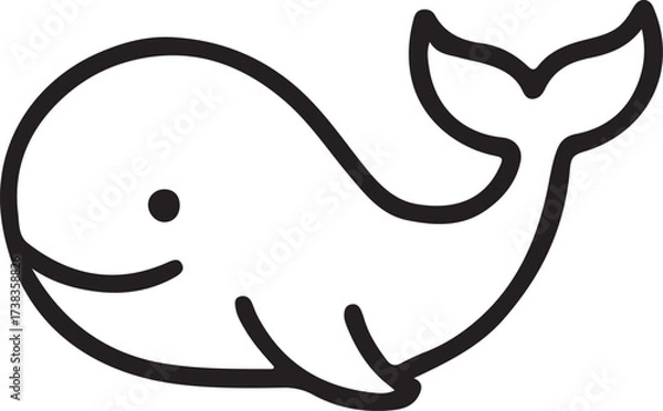 Obraz happy smiling cartoon character