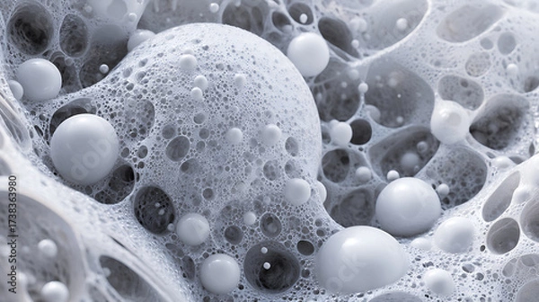 Obraz Abstract Bubbles with Foam