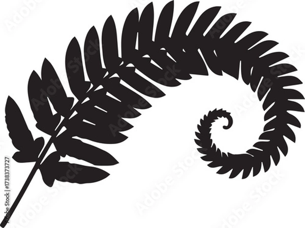 Fototapeta abstract floral background Spiral Leaf Natural Pattern