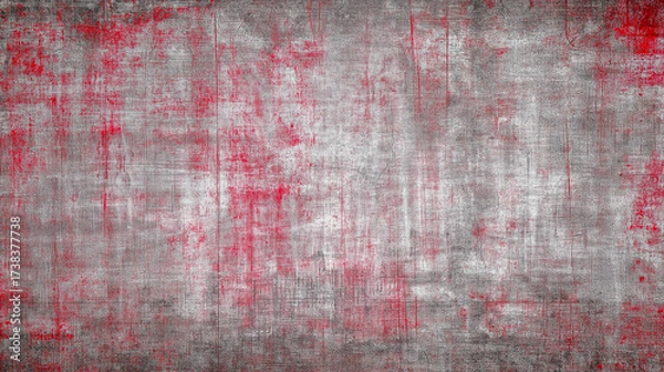 Fototapeta Textured wall with abstract patterns in blue, orange, and gray, providing a unique artistic backdrop ideal for design projects and creative applications