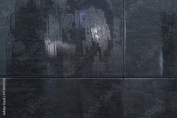 Fototapeta wet stone tile background