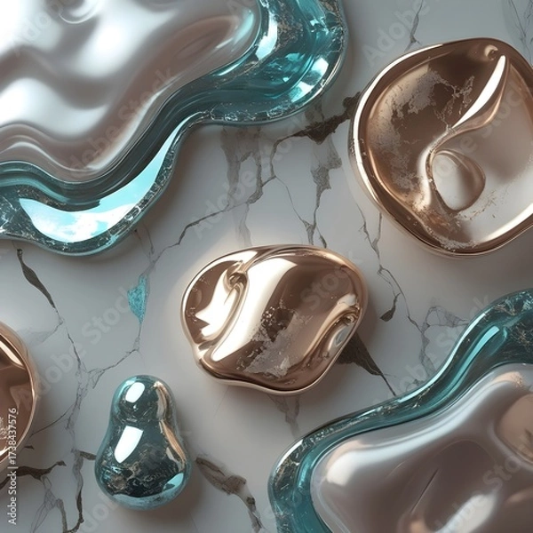 Obraz tin can on black background