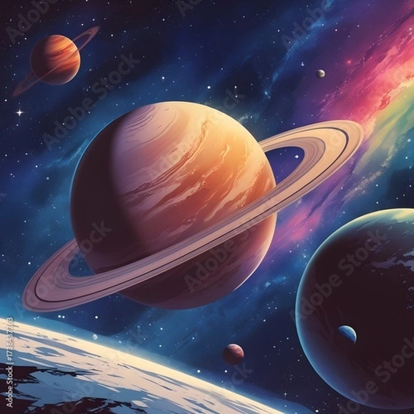 Obraz planet in space