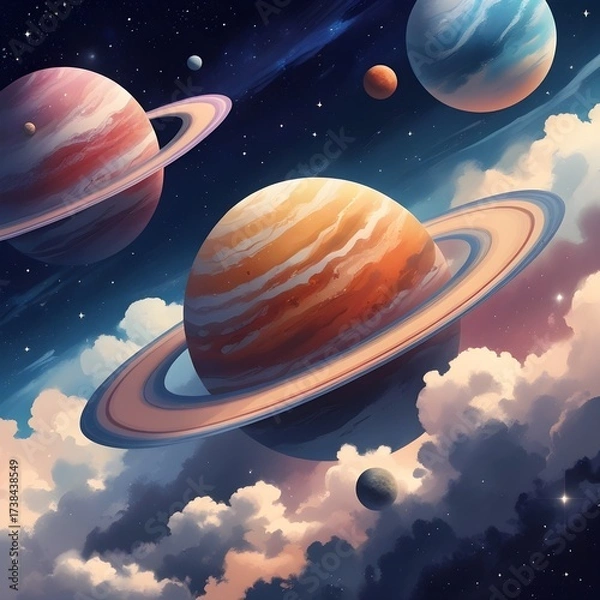 Obraz planet in space